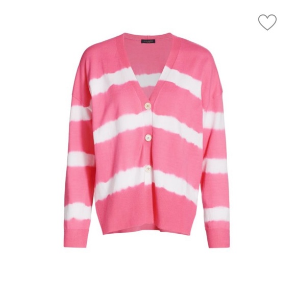 PIAZZA SEMPIONE
Tie-Dye V-Neck Long-Sleeve Cardigan size 42 (8) - Picture 5 of 5